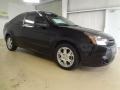 2009 Ebony Black Ford Focus SE Coupe  photo #3