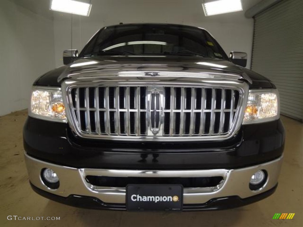 2008 Mark LT SuperCrew 4x4 - Black / Black/Dove Grey Piping photo #2