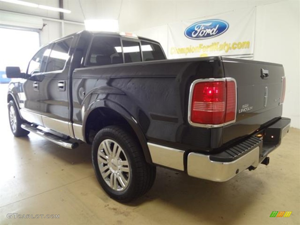2008 Mark LT SuperCrew 4x4 - Black / Black/Dove Grey Piping photo #6