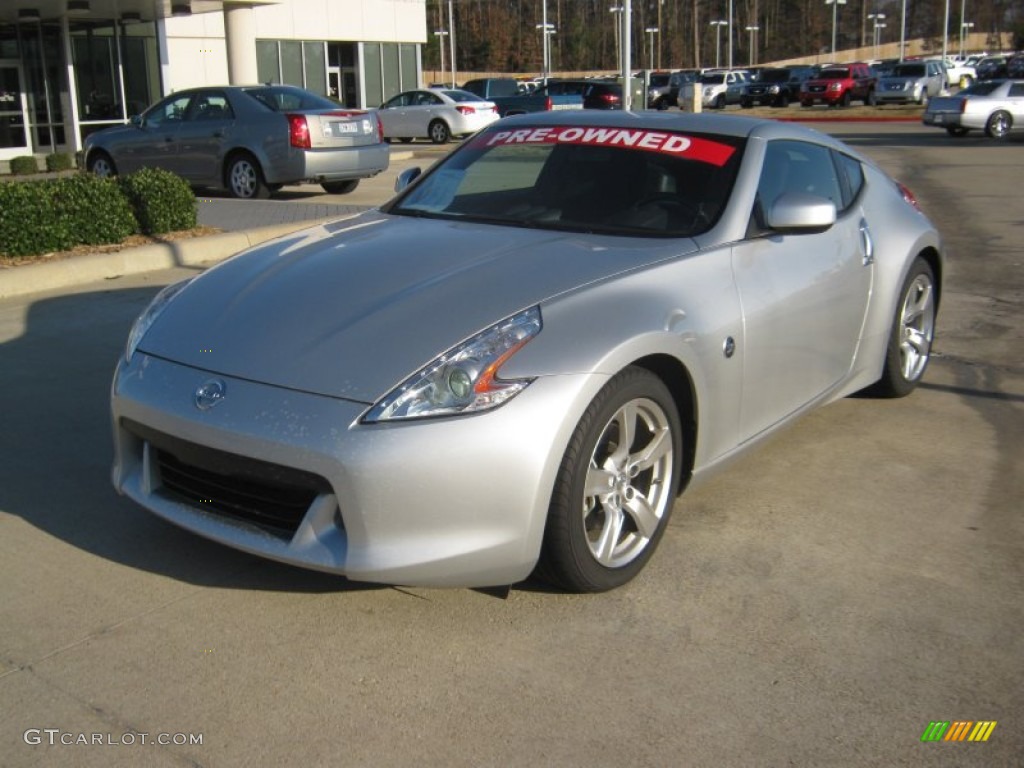 2010 370Z Coupe - Brilliant Silver / Black Cloth photo #1