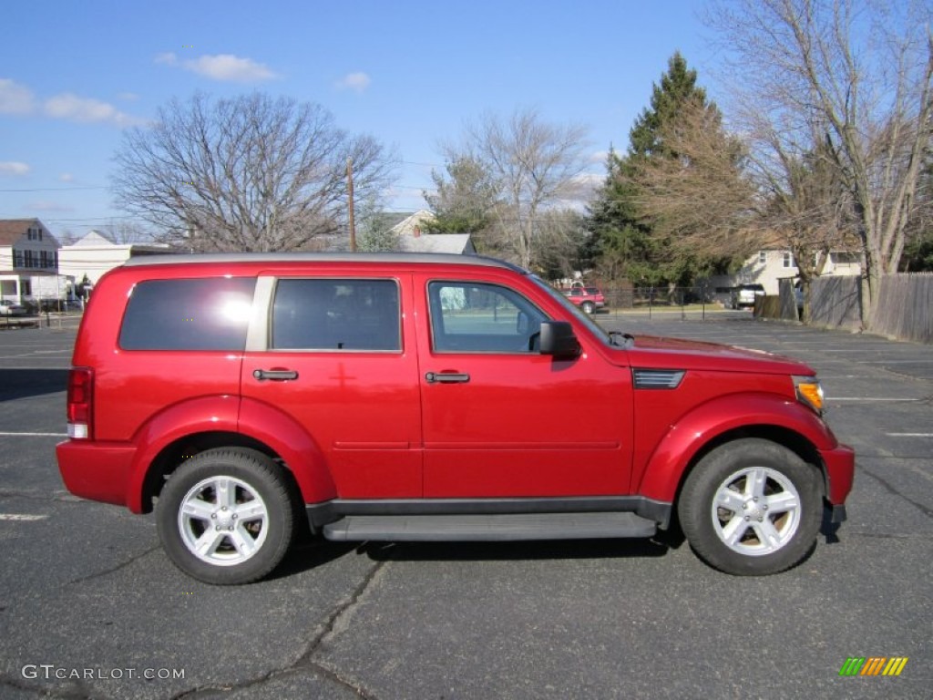 2007 Nitro SLT 4x4 - Inferno Red Crystal Pearl / Dark Slate Gray/Light Slate Gray photo #9