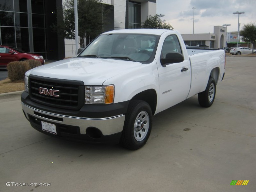 2012 Sierra 1500 Regular Cab - Summit White / Dark Titanium photo #1