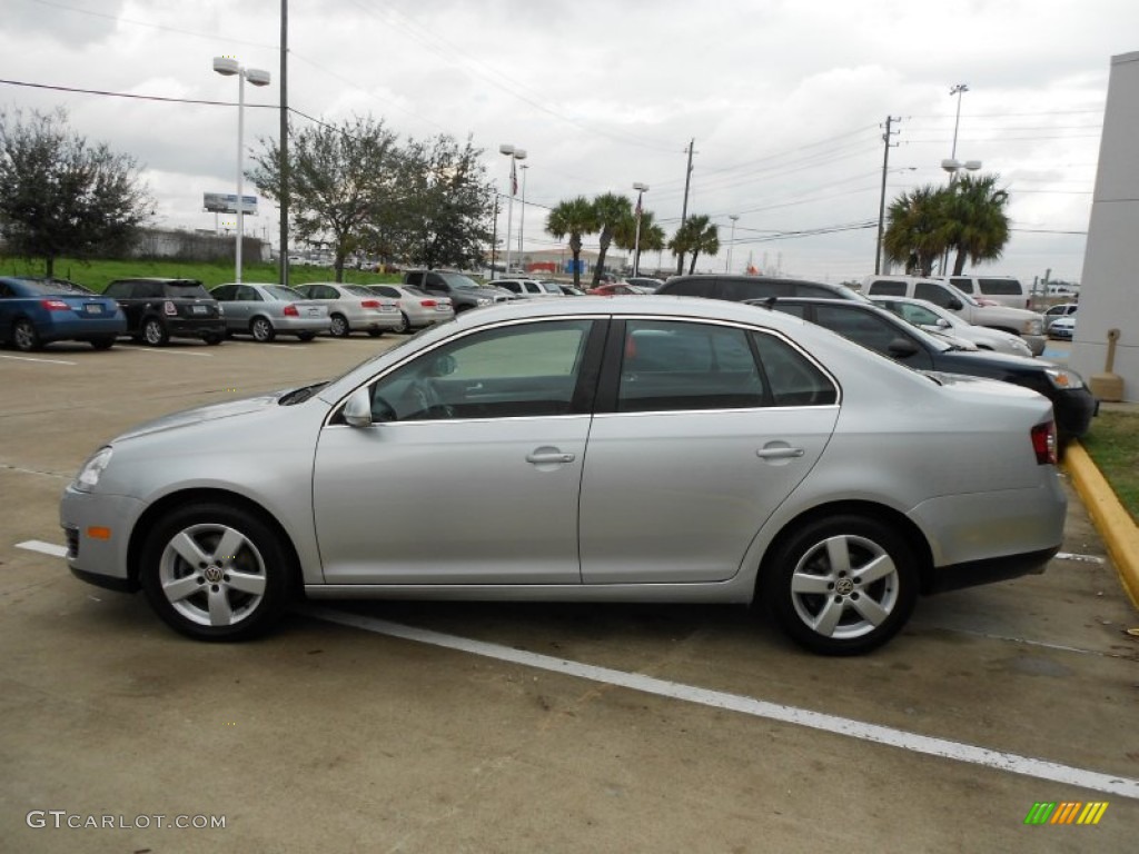 2009 Jetta SE Sedan - Reflex Silver Metallic / Anthracite photo #4
