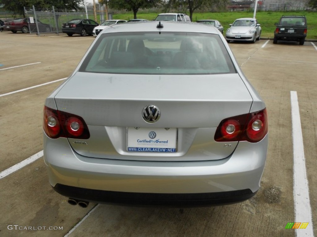 2009 Jetta SE Sedan - Reflex Silver Metallic / Anthracite photo #6