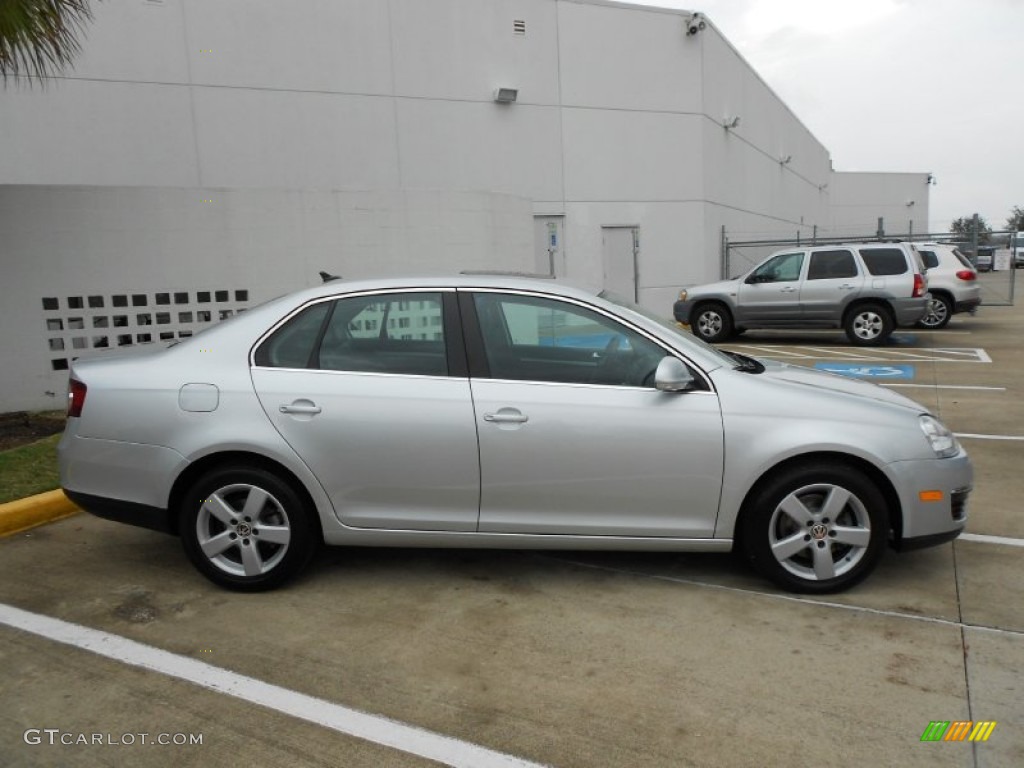 2009 Jetta SE Sedan - Reflex Silver Metallic / Anthracite photo #8