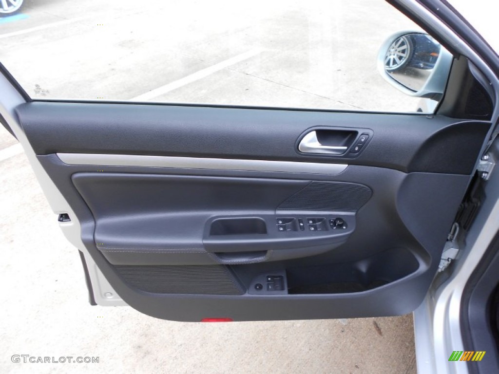 2009 Jetta SE Sedan - Reflex Silver Metallic / Anthracite photo #12