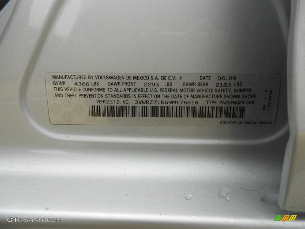 2009 Jetta SE Sedan - Reflex Silver Metallic / Anthracite photo #28