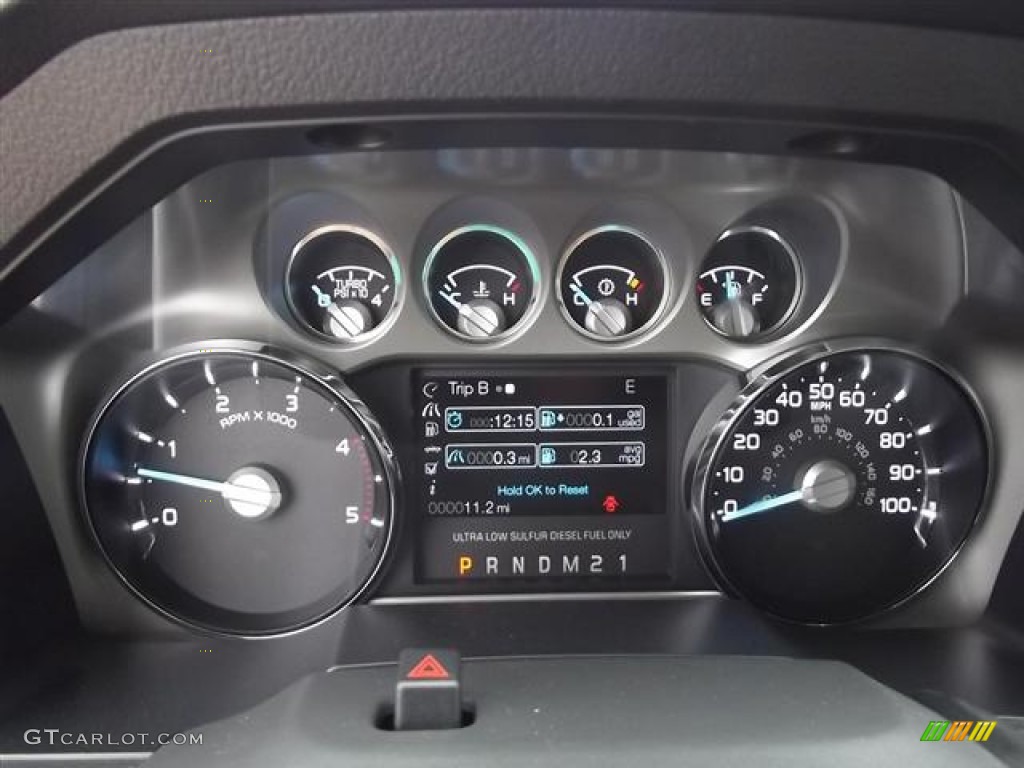 2012 Ford F250 Super Duty Lariat Crew Cab 4x4 Gauges Photo #60463855