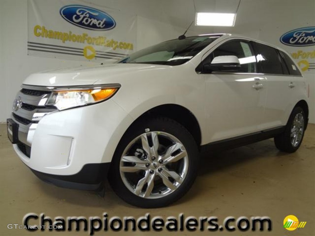 2012 Edge Limited - White Platinum Metallic Tri-Coat / Charcoal Black photo #1