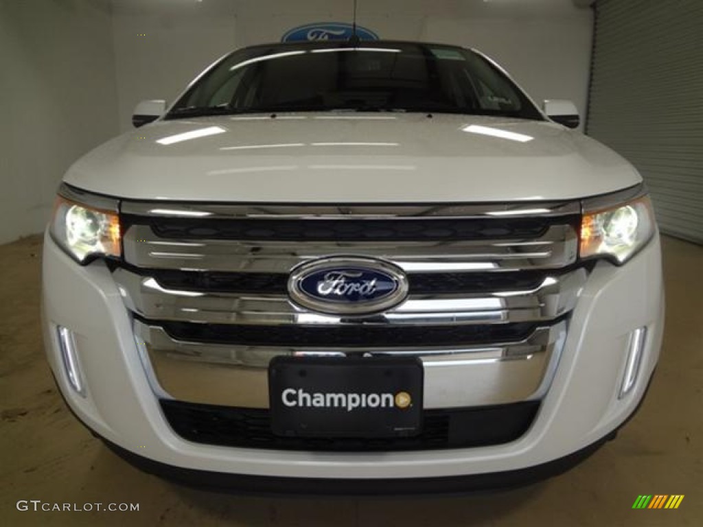 2012 Edge Limited - White Platinum Metallic Tri-Coat / Charcoal Black photo #2