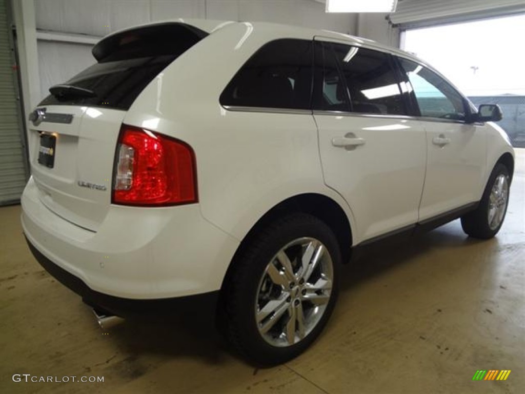 2012 Edge Limited - White Platinum Metallic Tri-Coat / Charcoal Black photo #4