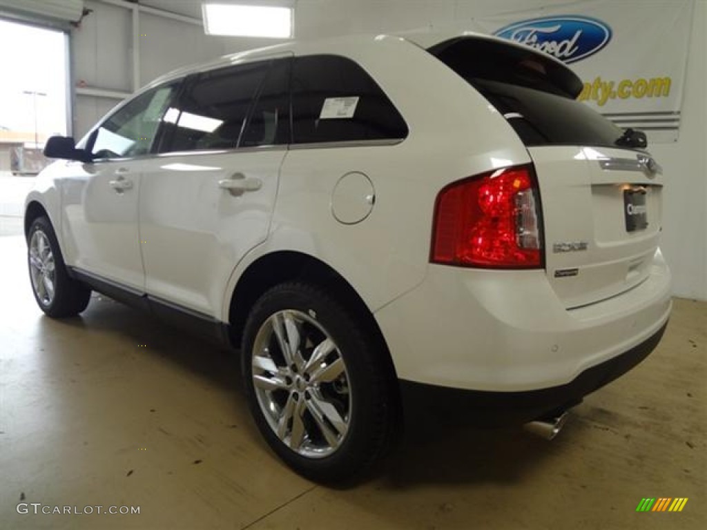 2012 Edge Limited - White Platinum Metallic Tri-Coat / Charcoal Black photo #6