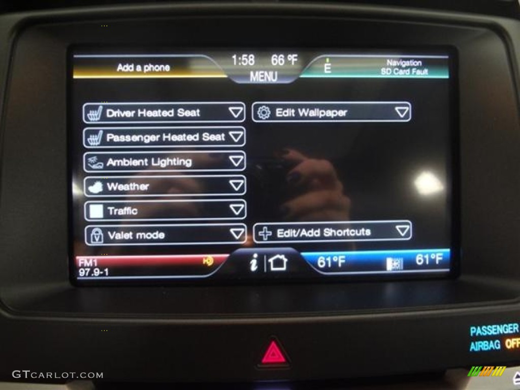 2012 Edge Limited - White Platinum Metallic Tri-Coat / Charcoal Black photo #23