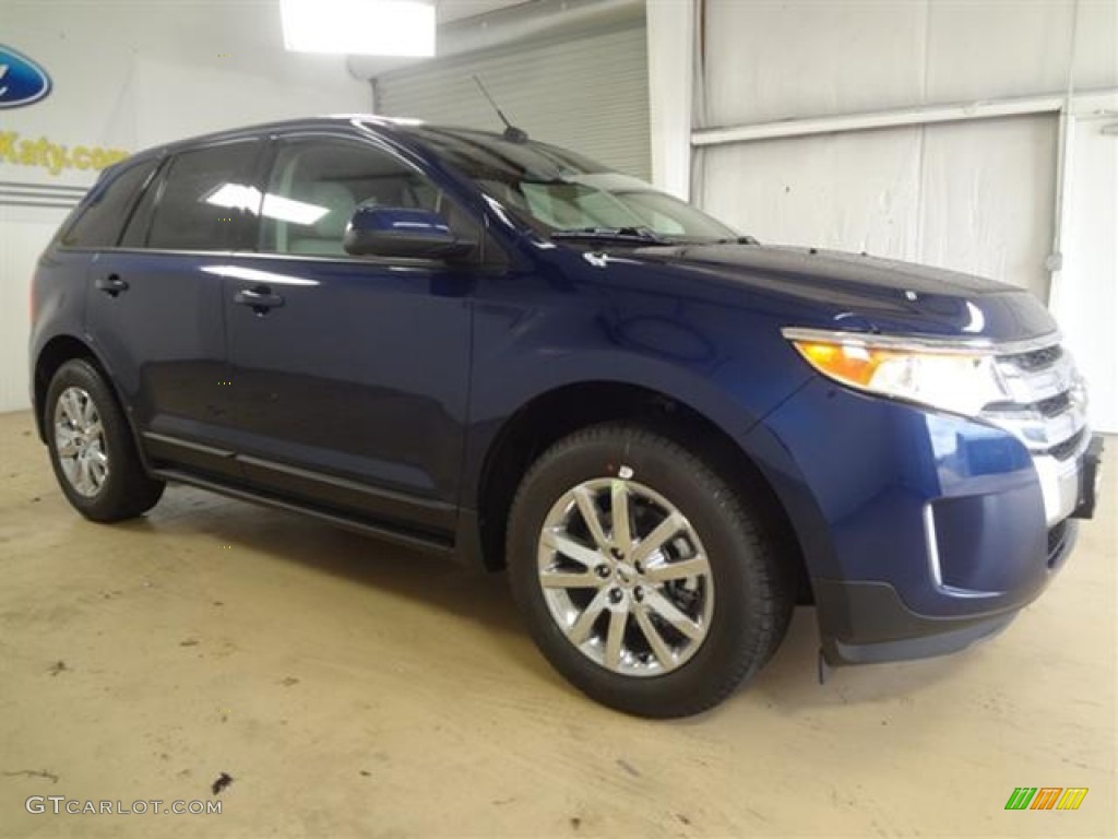 Dark Blue Pearl Metallic 2012 Ford Edge SEL EcoBoost Exterior Photo #60464536