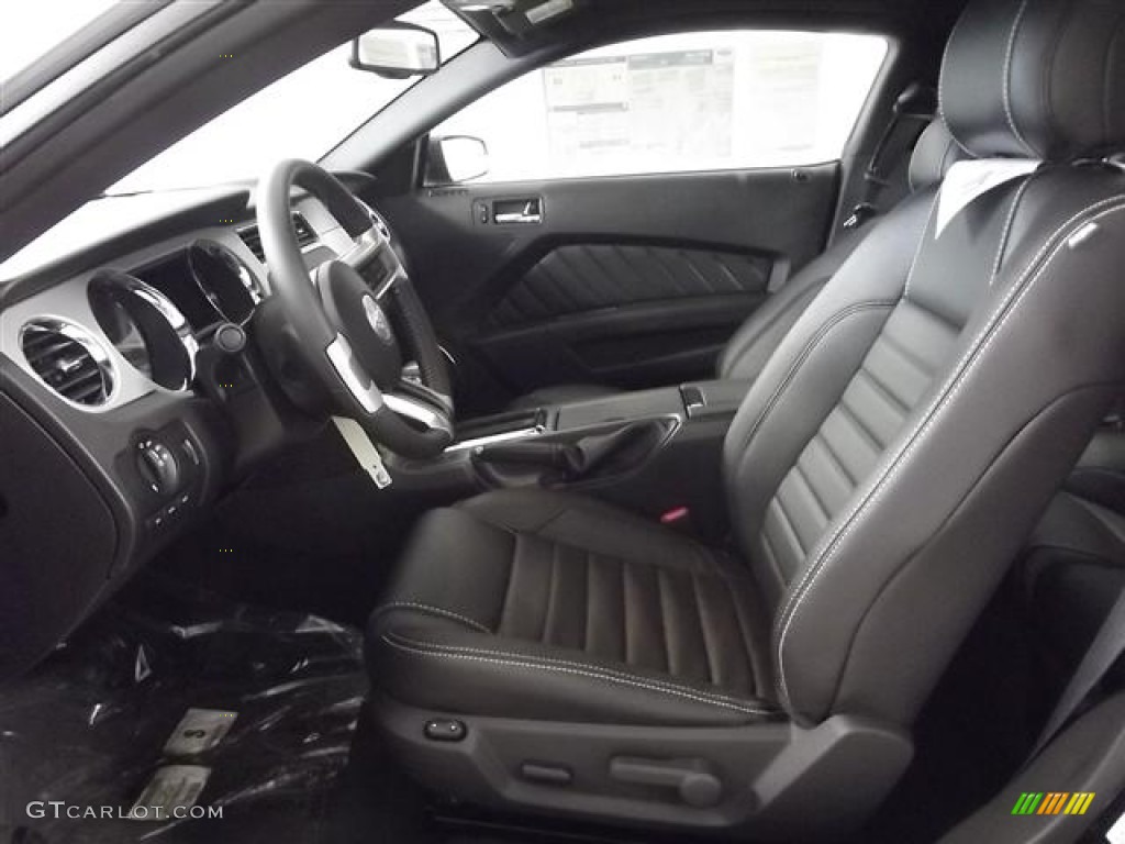 Charcoal Black Interior 2012 Ford Mustang GT Premium Coupe Photo #60464875