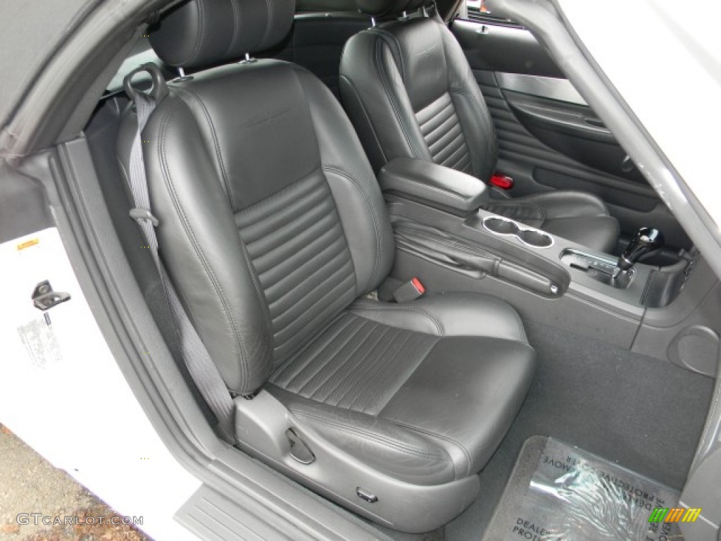 Midnight Black Interior 2002 Ford Thunderbird Premium Roadster Photo #60468232