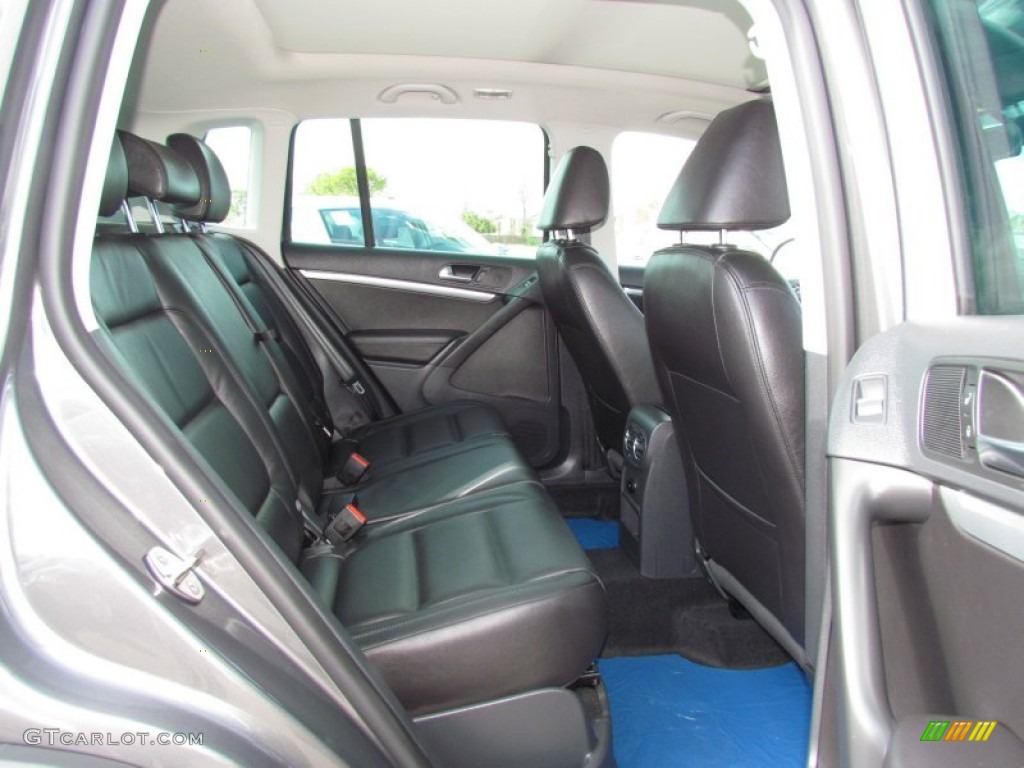 2012 Tiguan SEL - Pepper Gray Metallic / Black photo #4