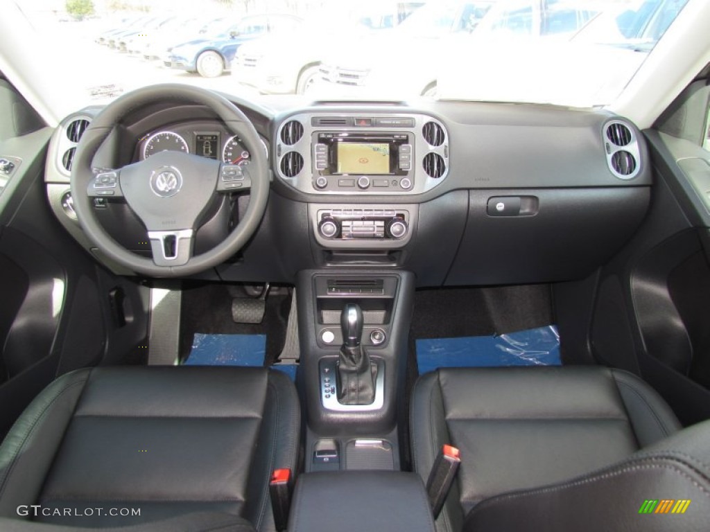 2012 Tiguan SEL - Pepper Gray Metallic / Black photo #5