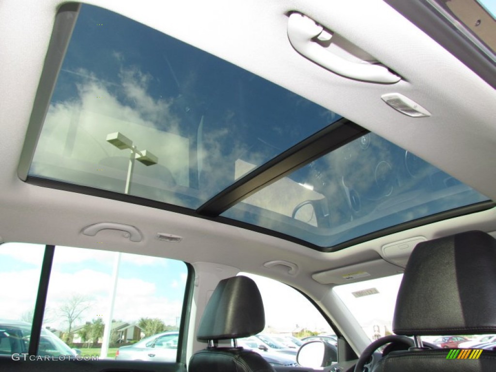 2012 Tiguan SEL - Pepper Gray Metallic / Black photo #6