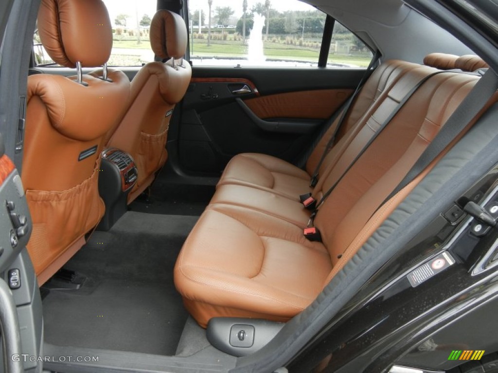 designo Cognac Interior 2001 Mercedes-Benz S 500 Sedan Photo #60468929