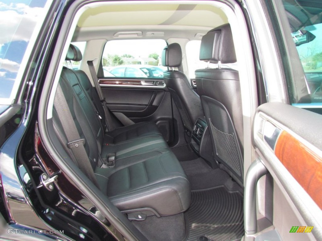 Black Anthracite Interior 2012 Volkswagen Touareg TDI Executive 4XMotion Photo #60469004