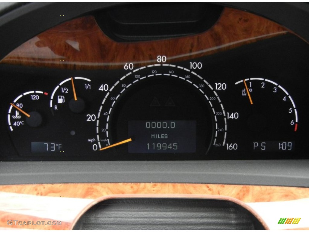 2001 Mercedes-Benz S 500 Sedan Gauges Photo #60469026