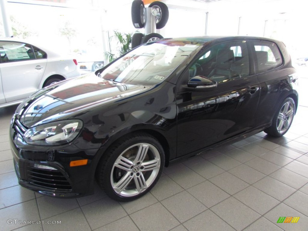Deep Black Pearl Metallic 2012 Volkswagen Golf R 2 Door 4Motion Exterior Photo #60469036