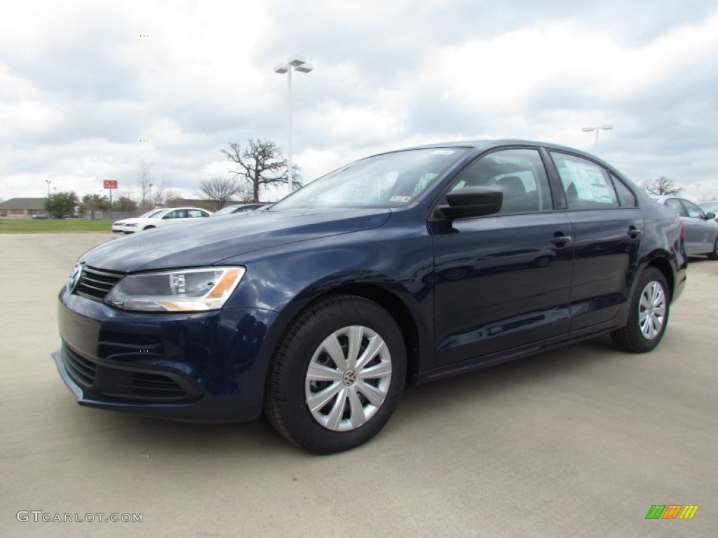 2012 Jetta S Sedan - Tempest Blue Metallic / Titan Black photo #1