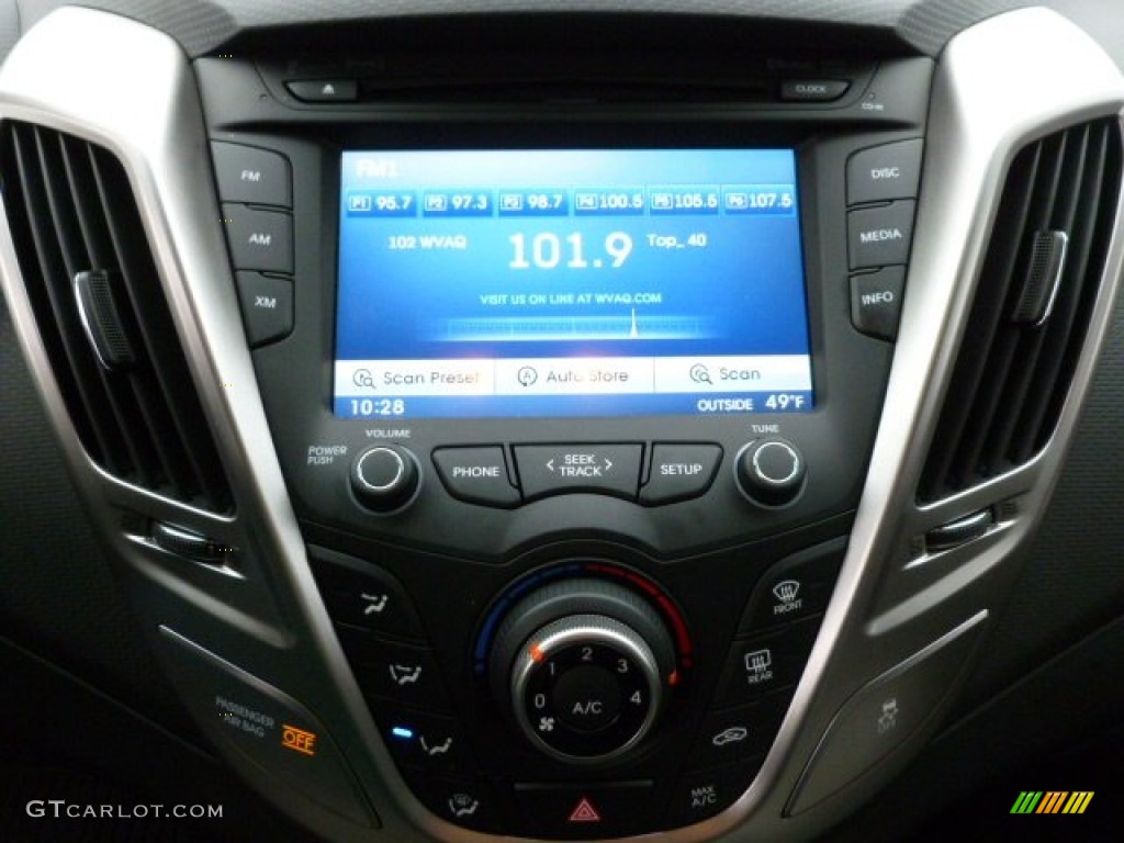 2012 Veloster  - Boston Red / Gray photo #19