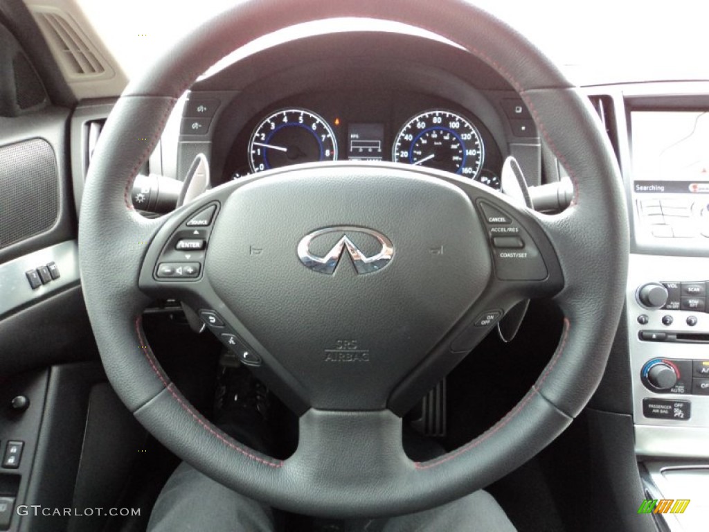 2011 Infiniti G 37 IPL Coupe Steering Wheel Photos