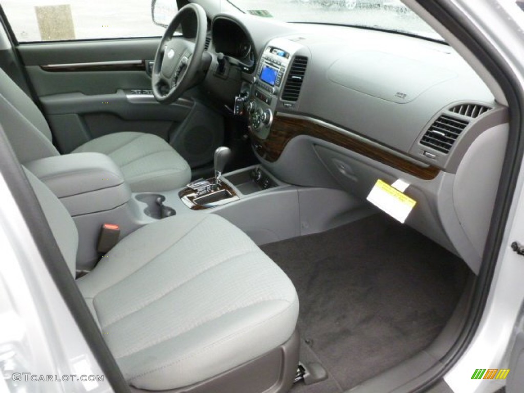 Gray Interior 2012 Hyundai Santa Fe GLS V6 AWD Photo #60472361