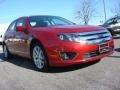 2010 Sangria Red Metallic Ford Fusion SEL  photo #1