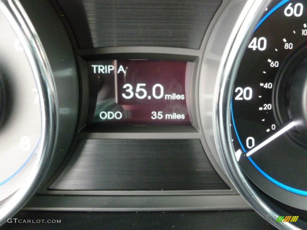 2012 Sonata Limited - Midnight Black / Gray photo #20