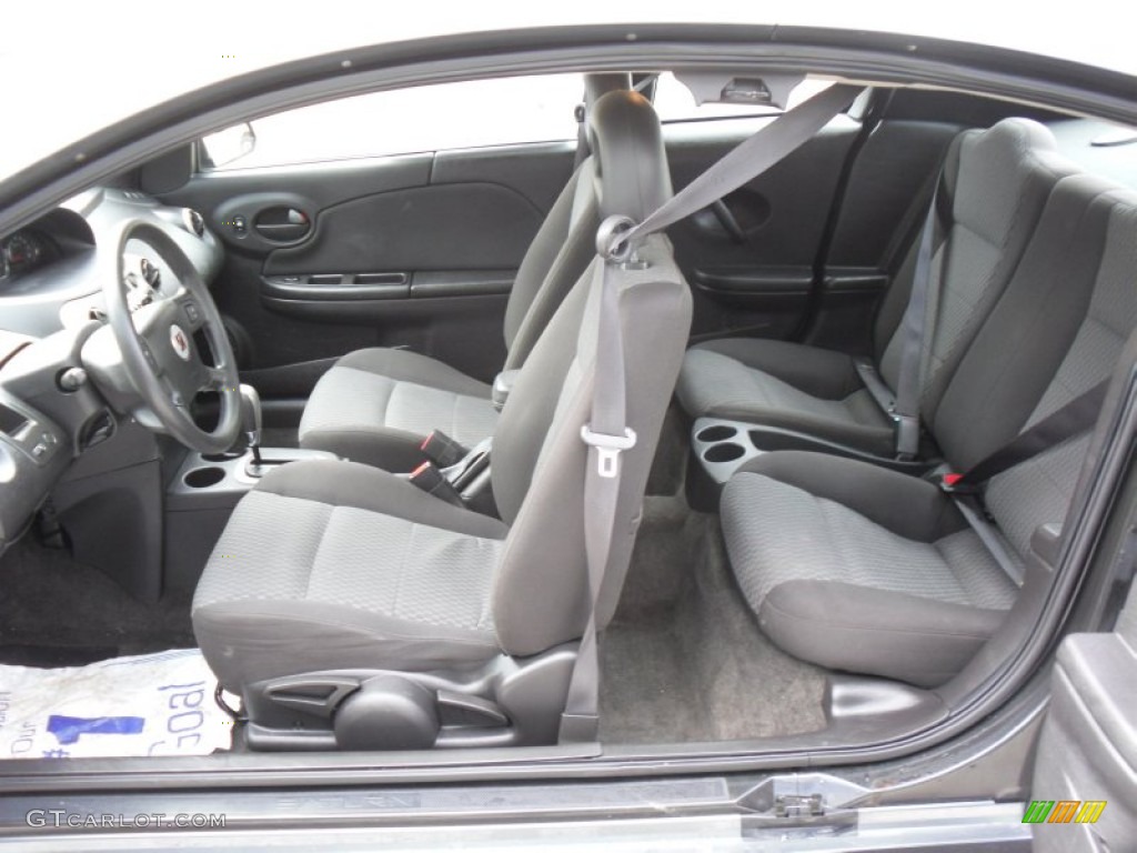Black Interior 2005 Saturn ION 2 Quad Coupe Photo #60473753
