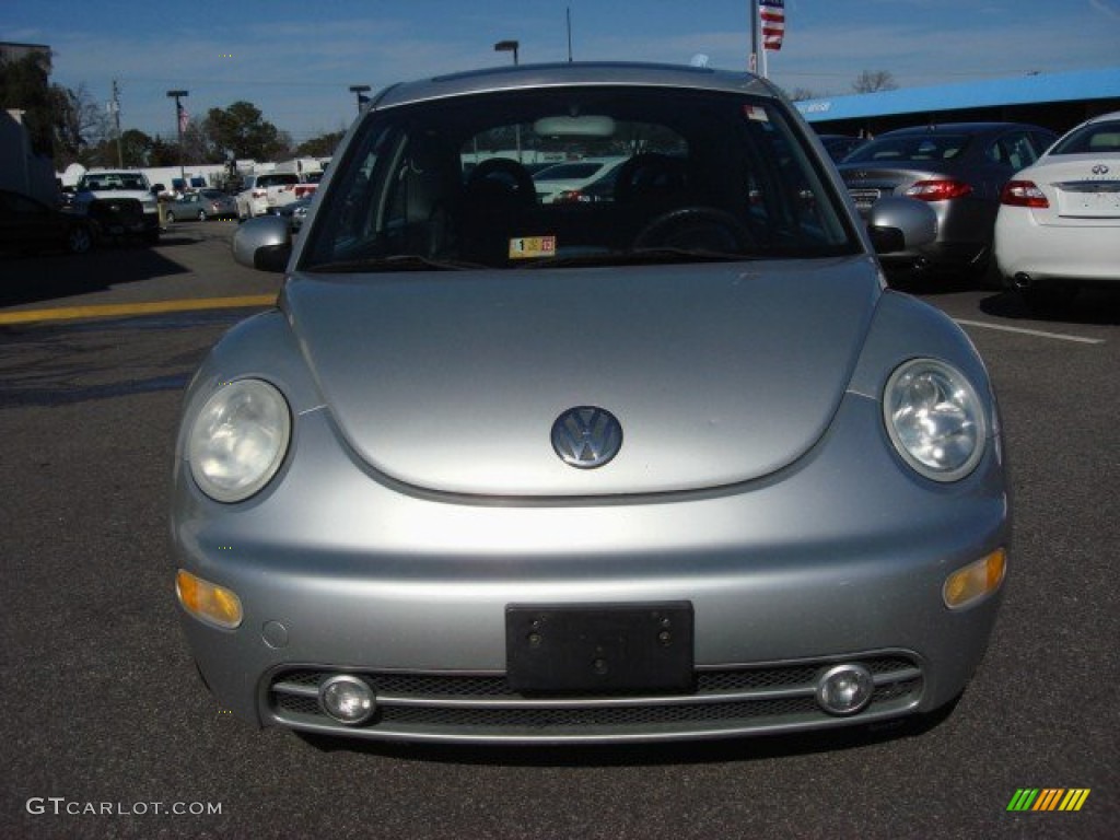 2001 New Beetle GLS Coupe - Silver Arrow Metallic / Black photo #7