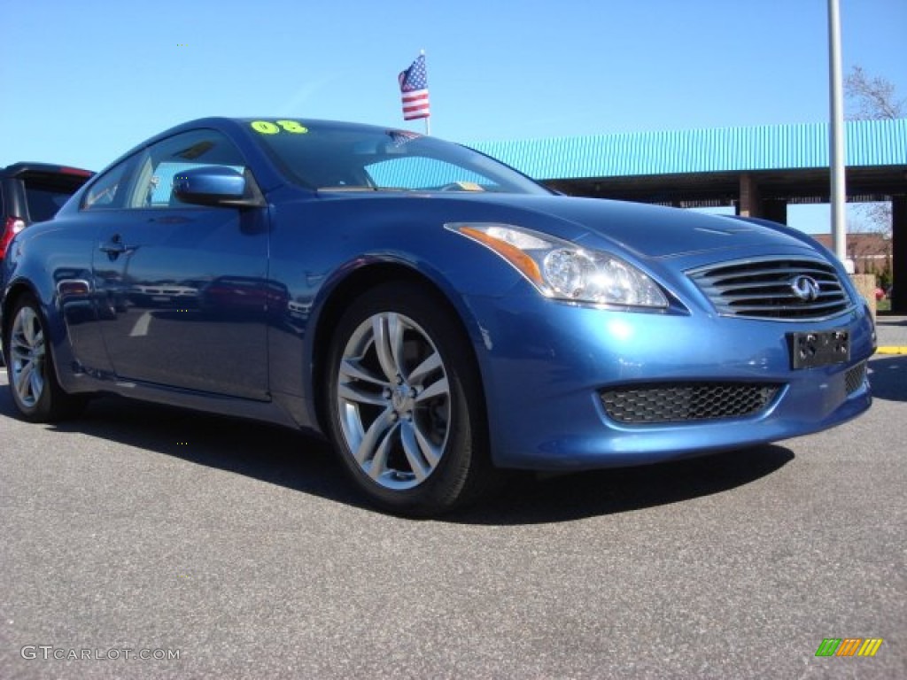 2008 G 37 Coupe - Athens Blue / Wheat photo #1