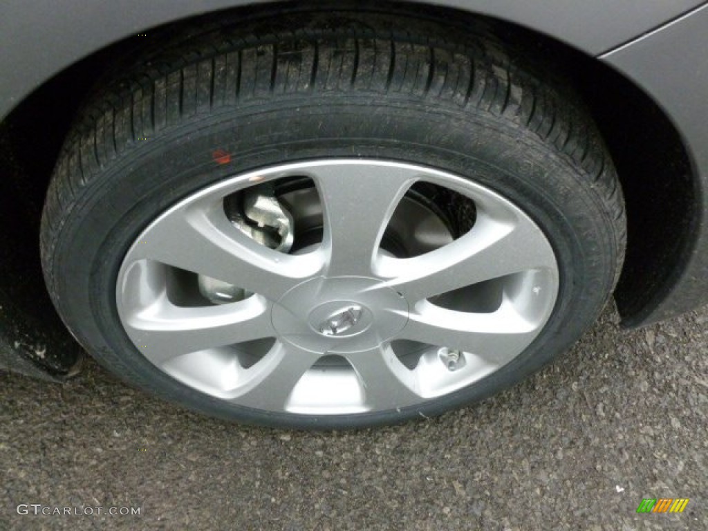 2012 Elantra Limited - Harbor Gray Metallic / Gray photo #9