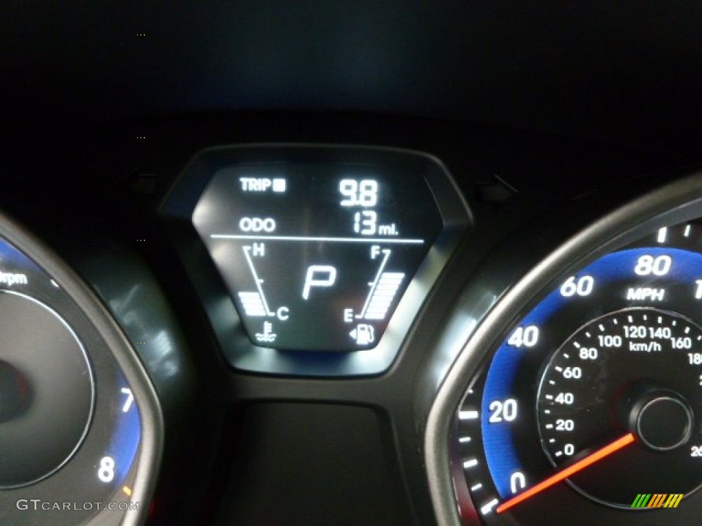 2012 Elantra Limited - Harbor Gray Metallic / Gray photo #20
