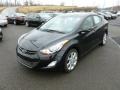 2012 Black Noir Pearl Hyundai Elantra Limited  photo #3