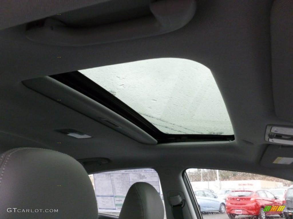 2012 Elantra Limited - Black Noir Pearl / Gray photo #11