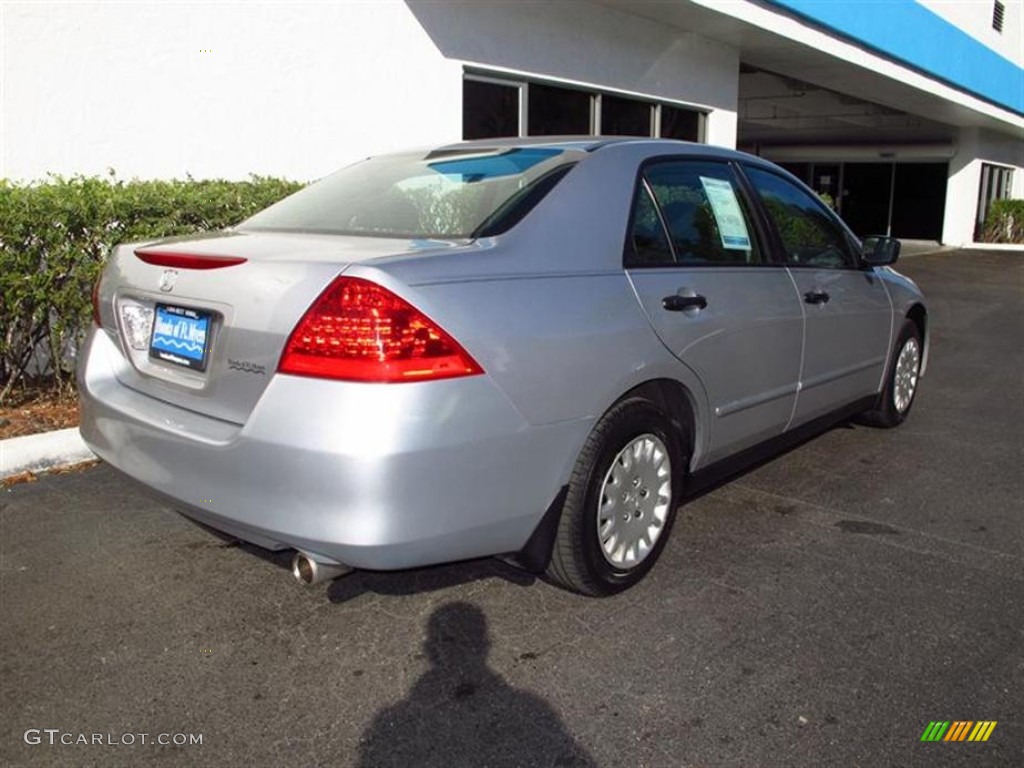 2006 Accord Value Package Sedan - Alabaster Silver Metallic / Black photo #3