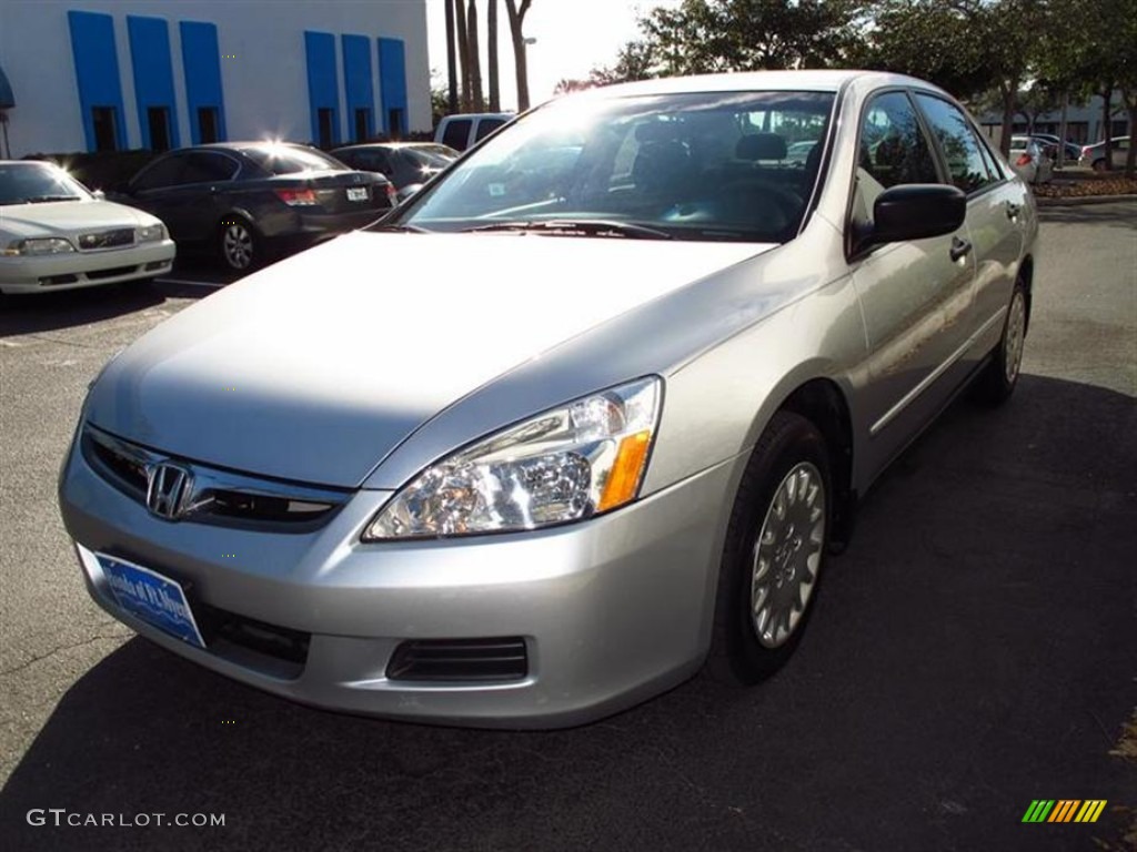 2006 Accord Value Package Sedan - Alabaster Silver Metallic / Black photo #7