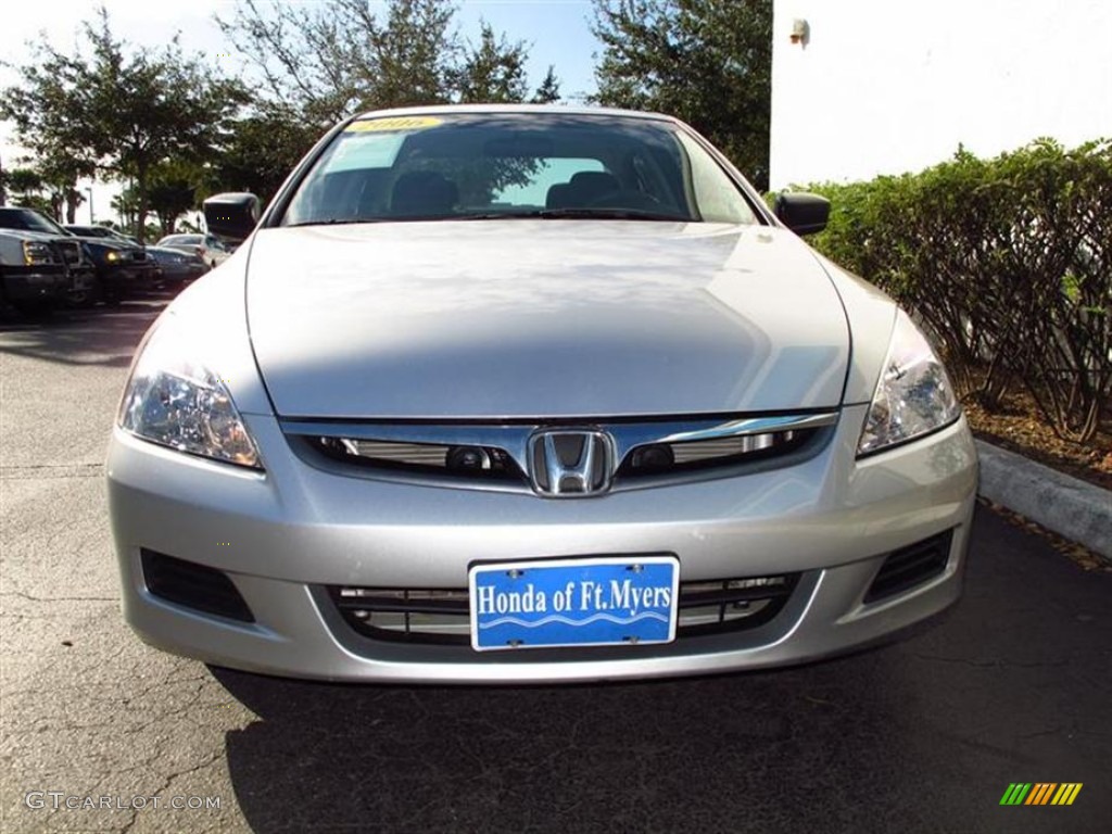 2006 Accord Value Package Sedan - Alabaster Silver Metallic / Black photo #8