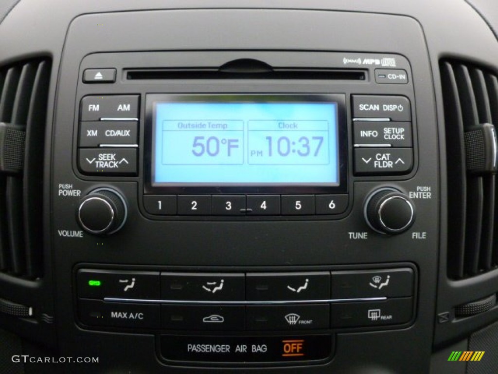2012 Elantra GLS Touring - Black Noir Pearl / Black photo #19