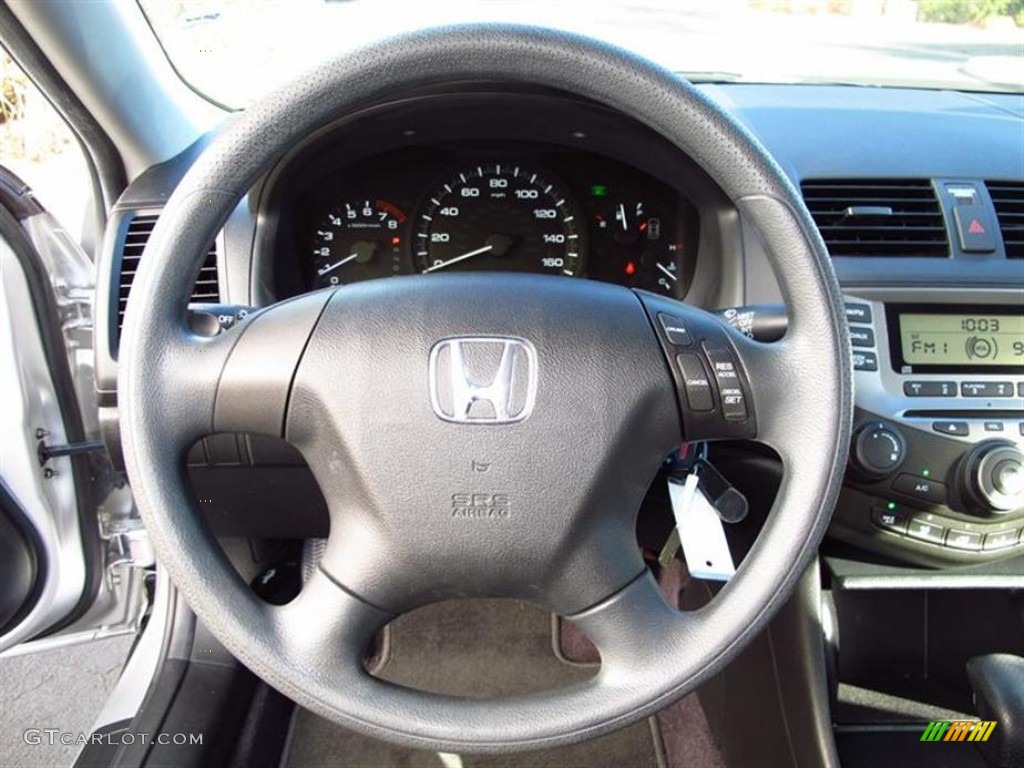 2006 Accord Value Package Sedan - Alabaster Silver Metallic / Black photo #17