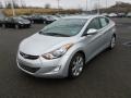 2012 Shimmering Silver Hyundai Elantra Limited  photo #3
