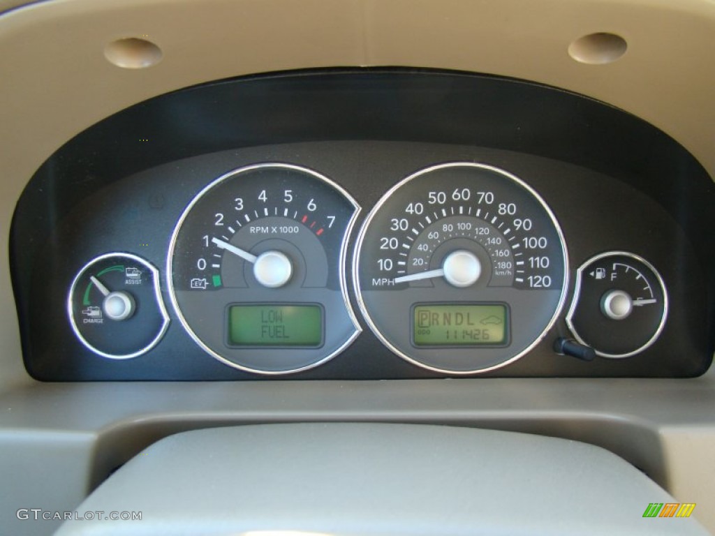 2007 Mercury Mariner Hybrid 4WD Gauges Photo #60476369