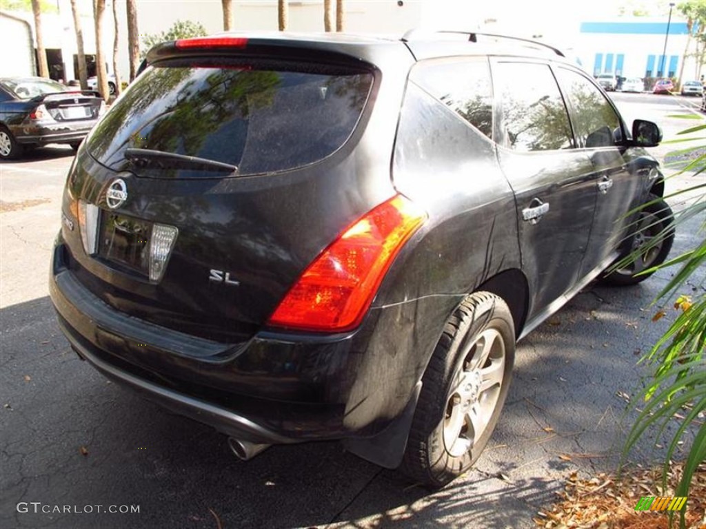 2005 Murano SL - Super Black / Cafe Latte photo #2