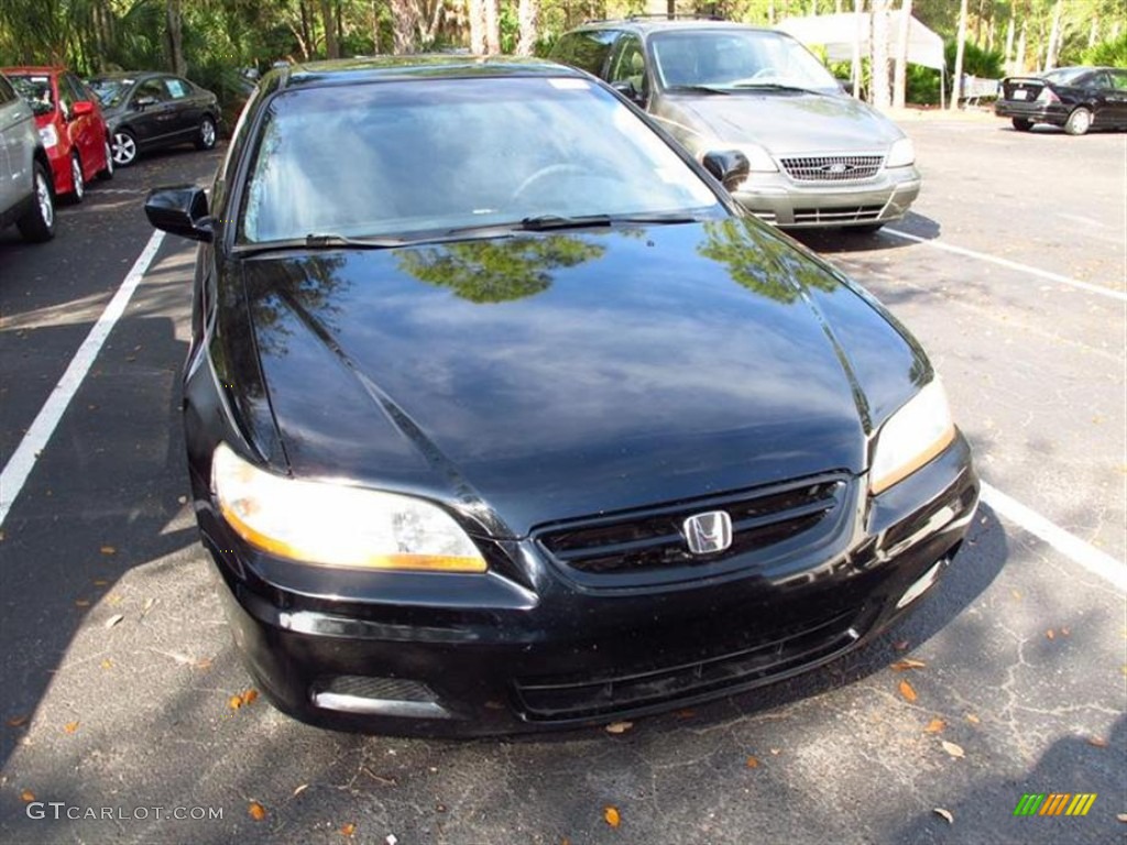 2002 Accord SE Coupe - Nighthawk Black Pearl / Quartz Gray photo #1