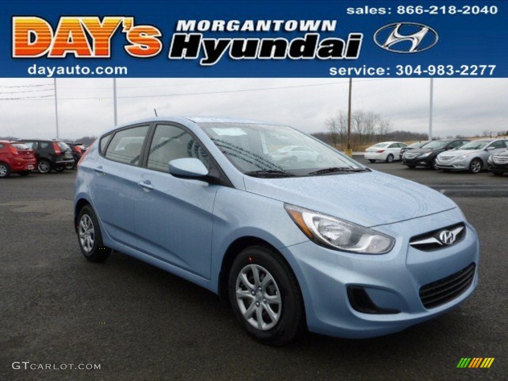 Clearwater Blue Hyundai Accent